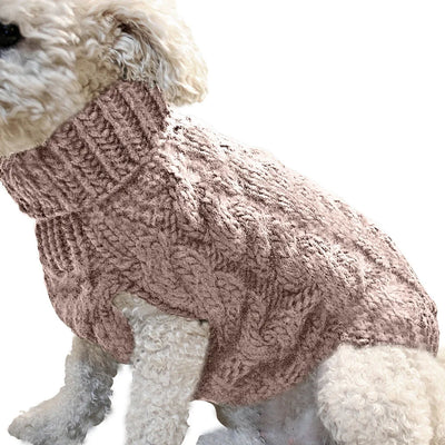 Warm Dog Cat Sweater Clothing Winter Turtleneck