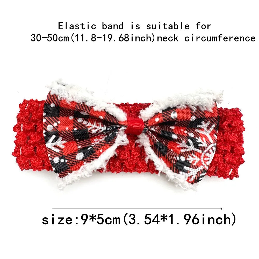 Christmas Small Middle Large Dog Bowties